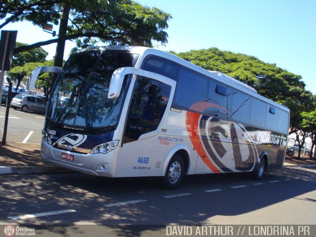 Expresso Nordeste 4650 na cidade de Londrina, Paraná, Brasil, por David Arthur. ID da foto: 28.