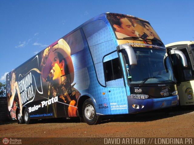 Via Rápida Transportes e Turismo FERNANDO E SOROCABA na cidade de Londrina, Paraná, Brasil, por David Arthur. Número da foto: #61.