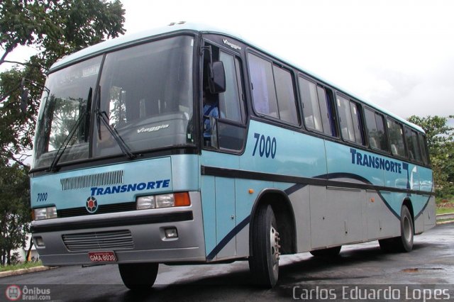 Transnorte - Transporte e Turismo Norte de Minas 7000 na cidade de Montes Claros, Minas Gerais, Brasil, por Carlos Eduardo Lopes. Número da foto: #184.