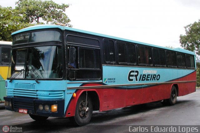 Expresso Ribeiro 2600 na cidade de Montes Claros, Minas Gerais, Brasil, por Carlos Eduardo Lopes. ID da foto: 194.