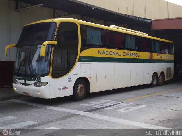 Nacional Expresso 32303 na cidade de Sorocaba, São Paulo, Brasil, por Elias  Junior. ID da foto: 40949.