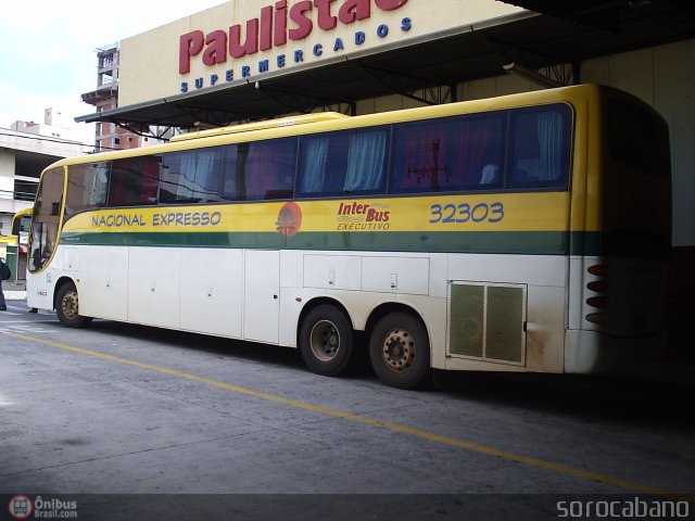 Nacional Expresso 32303 na cidade de Sorocaba, São Paulo, Brasil, por Elias  Junior. ID da foto: 40950.