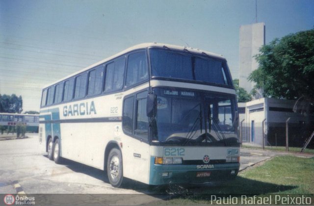 Viação Garcia 6212 na cidade de São José dos Campos, São Paulo, Brasil, por Paulo Rafael Peixoto. ID da foto: 37567.