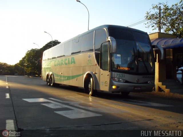 Viação Garcia 7531 na cidade de , por Ruy Messatto. Número da foto: #43690.