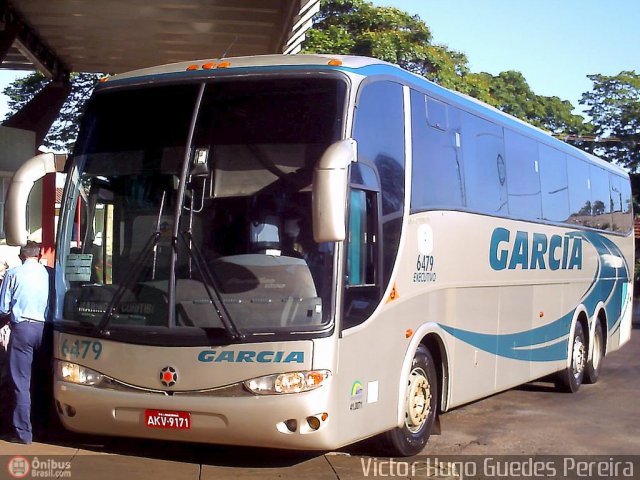 Viação Garcia 6479 na cidade de Marialva, Paraná, Brasil, por Victor Hugo Guedes Pereira. ID da foto: 43660.