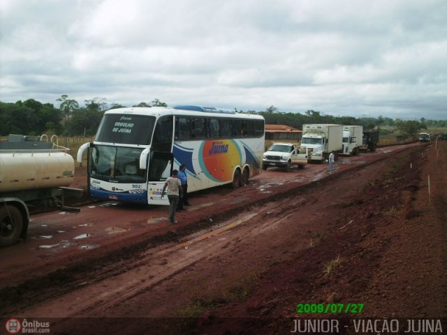 Viação Juína 902 na cidade de Juína, Mato Grosso, Brasil, por COLORADO MT. Número da foto: #47103.