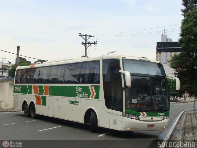 Cia. São Geraldo de Viação 21110 na cidade de Sorocaba, São Paulo, Brasil, por Elias  Junior. Número da foto: #47950.