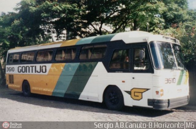 Empresa Gontijo de Transportes 3610 na cidade de Belo Horizonte, Minas Gerais, Brasil, por Sérgio Augusto Braga Canuto. ID da foto: 48413.