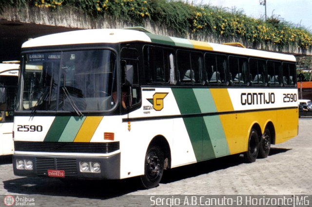 Empresa Gontijo de Transportes 2590 na cidade de Belo Horizonte, Minas Gerais, Brasil, por Sérgio Augusto Braga Canuto. ID da foto: 50487.