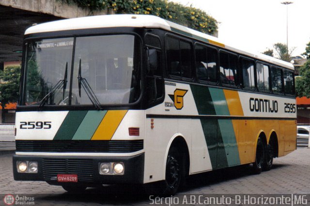 Empresa Gontijo de Transportes 2595 na cidade de Belo Horizonte, Minas Gerais, Brasil, por Sérgio Augusto Braga Canuto. ID da foto: 50489.