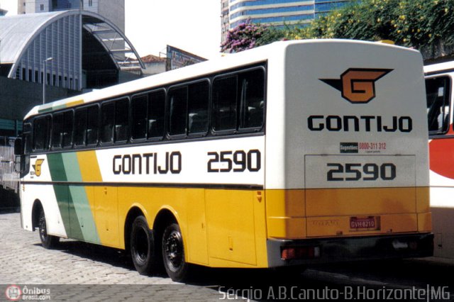 Empresa Gontijo de Transportes 2590 na cidade de Belo Horizonte, Minas Gerais, Brasil, por Sérgio Augusto Braga Canuto. ID da foto: 50488.