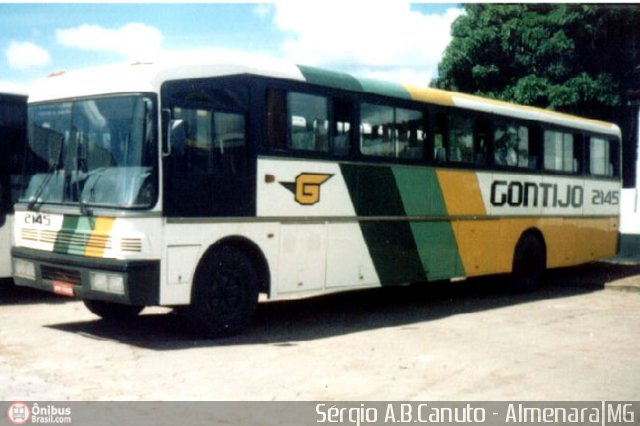 Empresa Gontijo de Transportes 2145 na cidade de Almenara, Minas Gerais, Brasil, por Sérgio Augusto Braga Canuto. ID da foto: 50858.