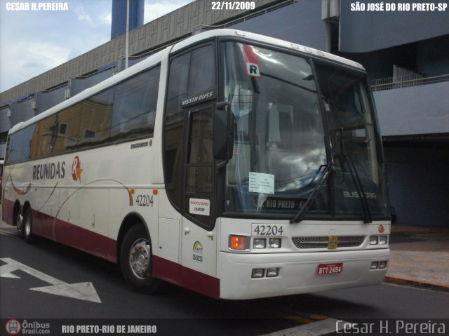 Empresa Reunidas Paulista de Transportes 42204 na cidade de São José do Rio Preto, São Paulo, Brasil, por Cesar H. Pereira. Número da foto: #50666.
