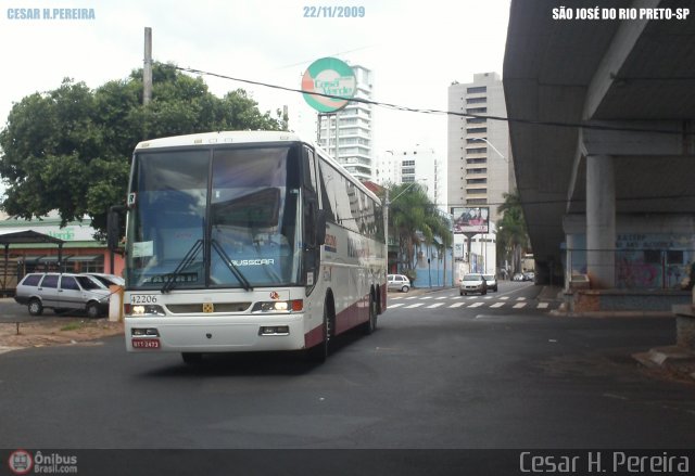 Empresa Reunidas Paulista de Transportes 42206 na cidade de São José do Rio Preto, São Paulo, Brasil, por Cesar H. Pereira. ID da foto: 50571.