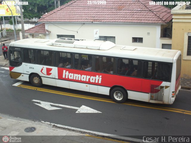 Expresso Itamarati 4904 na cidade de São José do Rio Preto, São Paulo, Brasil, por Cesar H. Pereira. Número da foto: #50570.