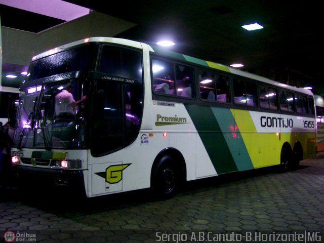 Empresa Gontijo de Transportes 15155 na cidade de Belo Horizonte, Minas Gerais, Brasil, por Sérgio Augusto Braga Canuto. ID da foto: 51058.