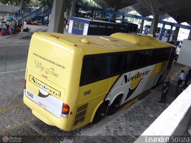 Viação Nordeste 1040 na cidade de Fortaleza, Ceará, Brasil, por [Leandro Sousa]. Número da foto: #51225.