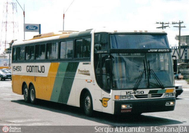 Empresa Gontijo de Transportes 15450 na cidade de Feira de Santana, Bahia, Brasil, por Sérgio Augusto Braga Canuto. ID da foto: 51891.