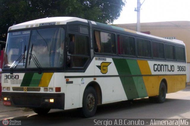 Empresa Gontijo de Transportes 3060 na cidade de Almenara, Minas Gerais, Brasil, por Sérgio Augusto Braga Canuto. ID da foto: 51874.