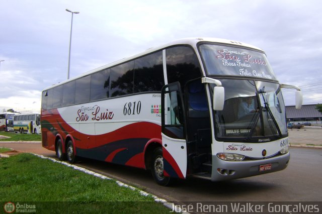 Expresso São Luiz 6810 na cidade de Brasília, Distrito Federal, Brasil, por José Renan Walker Gonçalves. Número da foto: #56950.