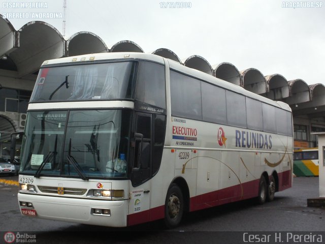 Empresa Reunidas Paulista de Transportes 42209 na cidade de Araçatuba, São Paulo, Brasil, por Cesar H. Pereira. Número da foto: #57060.