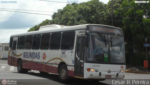 Empresa Reunidas Paulista de Transportes 122703 na cidade de Araçatuba, São Paulo, Brasil, por Cesar H. Pereira. Número da foto: #58326.