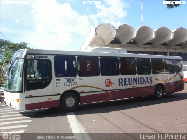 Empresa Reunidas Paulista de Transportes 122702 na cidade de Araçatuba, São Paulo, Brasil, por Cesar H. Pereira. ID da foto: 58720.