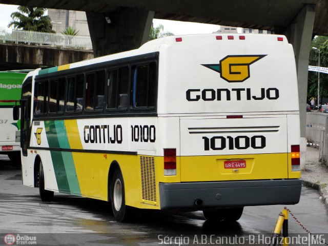 Empresa Gontijo de Transportes 10100 na cidade de Belo Horizonte, Minas Gerais, Brasil, por Sérgio Augusto Braga Canuto. Número da foto: #62604.