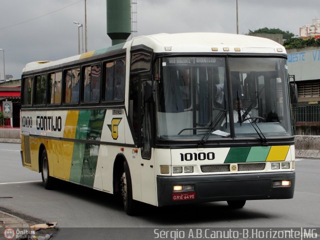 Empresa Gontijo de Transportes 10100 na cidade de Belo Horizonte, Minas Gerais, Brasil, por Sérgio Augusto Braga Canuto. ID da foto: 62600.