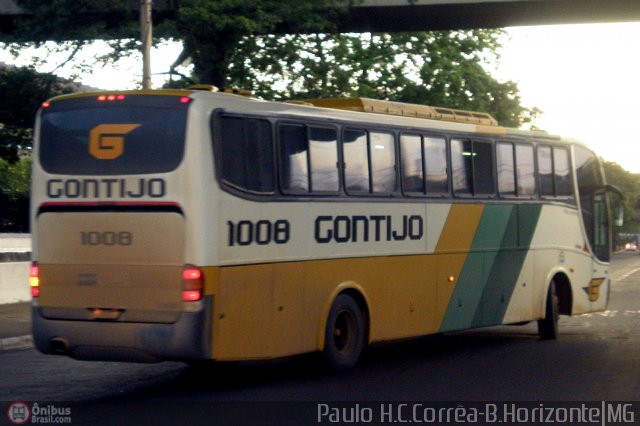 Empresa Gontijo de Transportes 1008 na cidade de Belo Horizonte, Minas Gerais, Brasil, por Sérgio Augusto Braga Canuto. ID da foto: 62683.