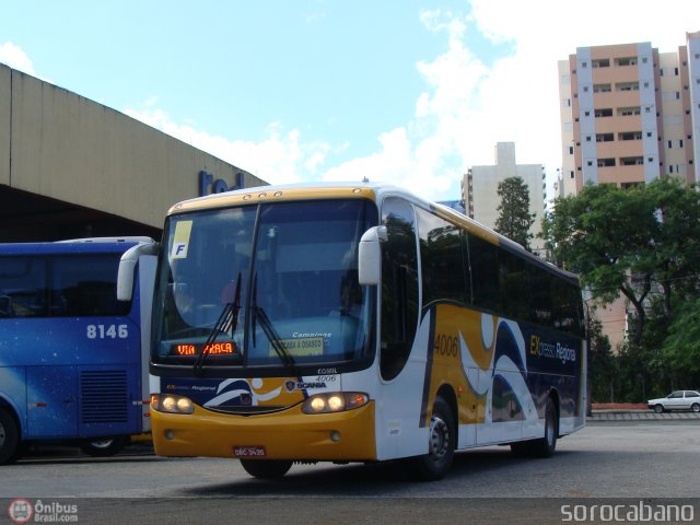 Expresso Regional 4006 na cidade de Sorocaba, São Paulo, Brasil, por Elias  Junior. Número da foto: #63064.