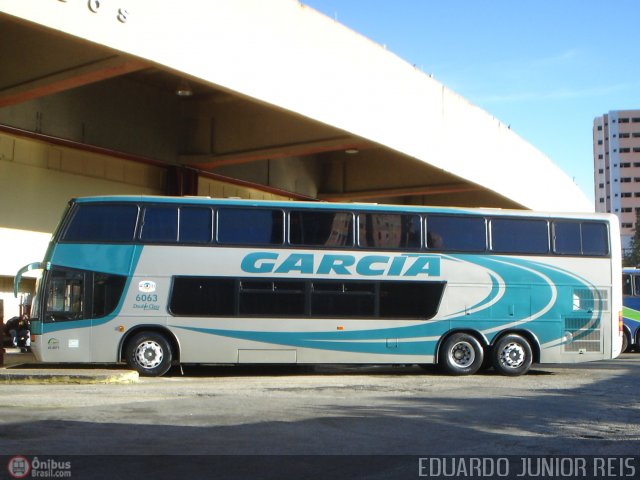 Viação Garcia 6063 na cidade de Sorocaba, São Paulo, Brasil, por EDUARDO - SOROCABUS. Número da foto: #64191.