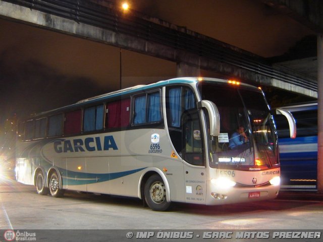 Viação Garcia 6596 na cidade de Curitiba, Paraná, Brasil, por ISAAC MATOS PREIZNER. Número da foto: #54147.