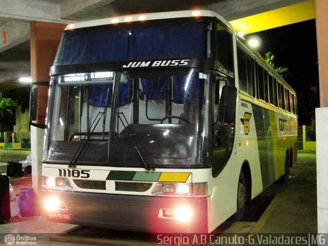 Empresa Gontijo de Transportes 11185 na cidade de Governador Valadares, Minas Gerais, Brasil, por Sérgio Augusto Braga Canuto. Número da foto: #55971.