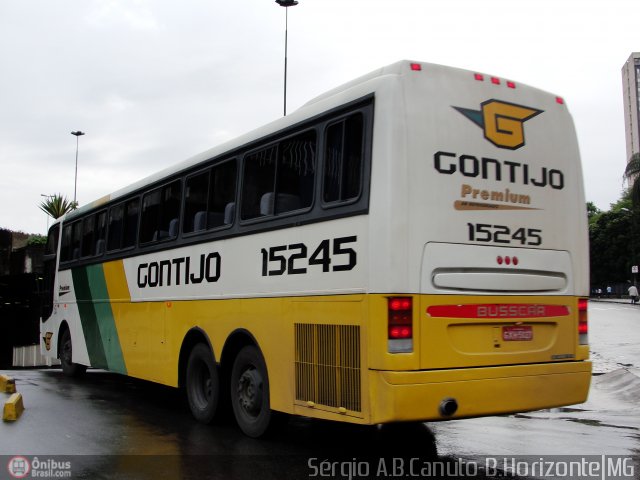 Empresa Gontijo de Transportes 15245 na cidade de Belo Horizonte, Minas Gerais, Brasil, por Sérgio Augusto Braga Canuto. ID da foto: 55892.