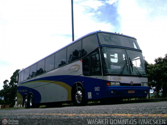 Expresso do Sul 982 na cidade de Curitiba, Paraná, Brasil, por Wagner Domingos Ivanesken. Número da foto: #1026.