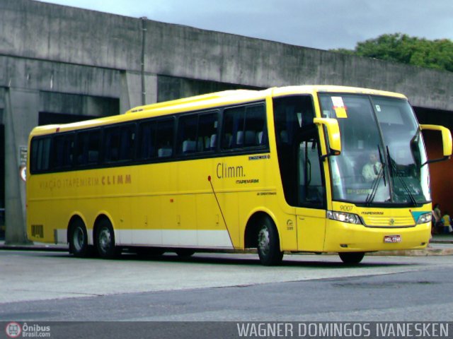 Viação Itapemirim 9007 na cidade de Curitiba, Paraná, Brasil, por Wagner Domingos Ivanesken. ID da foto: 1029.