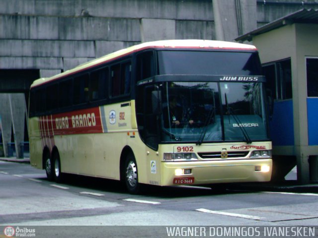 Viação Ouro Branco 9102 na cidade de Curitiba, Paraná, Brasil, por Wagner Domingos Ivanesken. ID da foto: 1001.