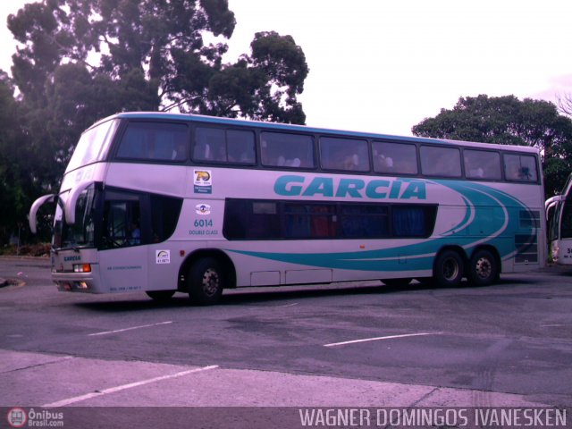 Viação Garcia 6014 na cidade de Curitiba, Paraná, Brasil, por Wagner Domingos Ivanesken. ID da foto: 1012.