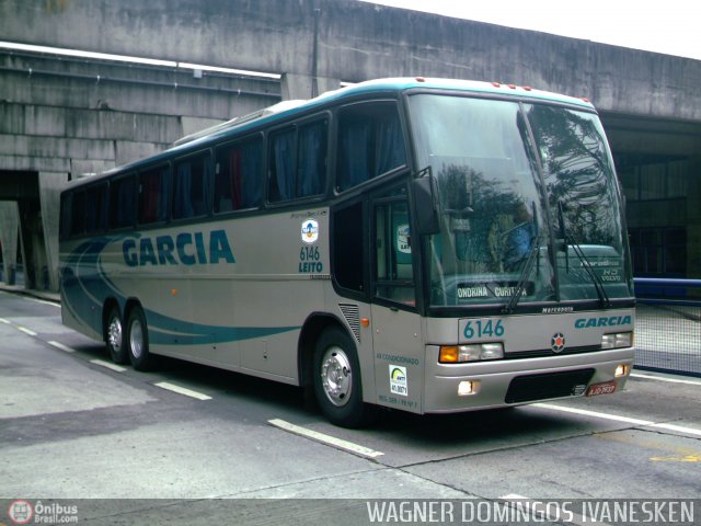 Viação Garcia 6146 na cidade de Curitiba, Paraná, Brasil, por Wagner Domingos Ivanesken. Número da foto: #986.