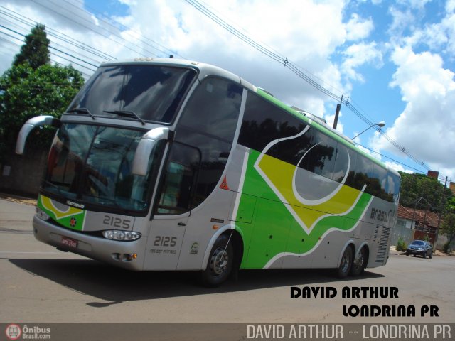 Brasil Sul Linhas Rodoviárias 2125 na cidade de Londrina, Paraná, Brasil, por David Arthur. Número da foto: #1120.