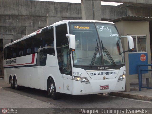 Auto Viação Catarinense 2767 na cidade de Curitiba, Paraná, Brasil, por Wagner Domingos Ivanesken. Número da foto: #1220.