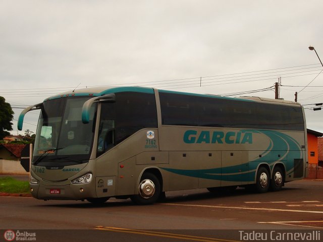 Viação Garcia 7162 na cidade de Londrina, Paraná, Brasil, por Tadeu Carnevalli. ID da foto: 1259.