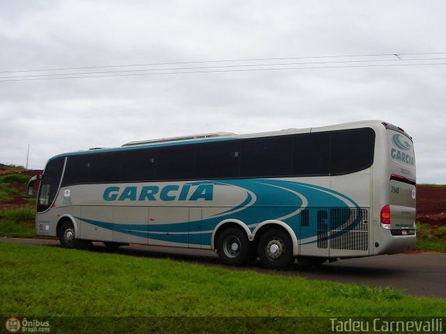 Viação Garcia 7540 na cidade de Cornélio Procópio, Paraná, Brasil, por Tadeu Carnevalli. ID da foto: 1263.