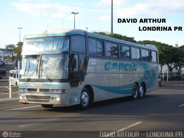 Viação Garcia 6972 na cidade de Londrina, Paraná, Brasil, por David Arthur. Número da foto: #2550.