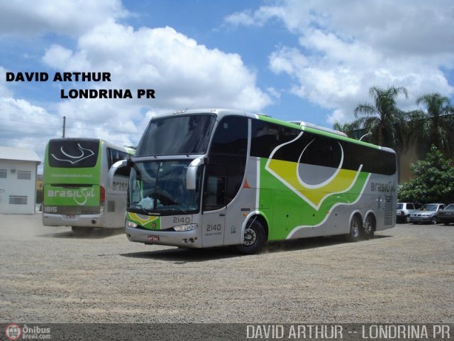 Brasil Sul Linhas Rodoviárias 2140 na cidade de Londrina, Paraná, Brasil, por David Arthur. ID da foto: 2516.