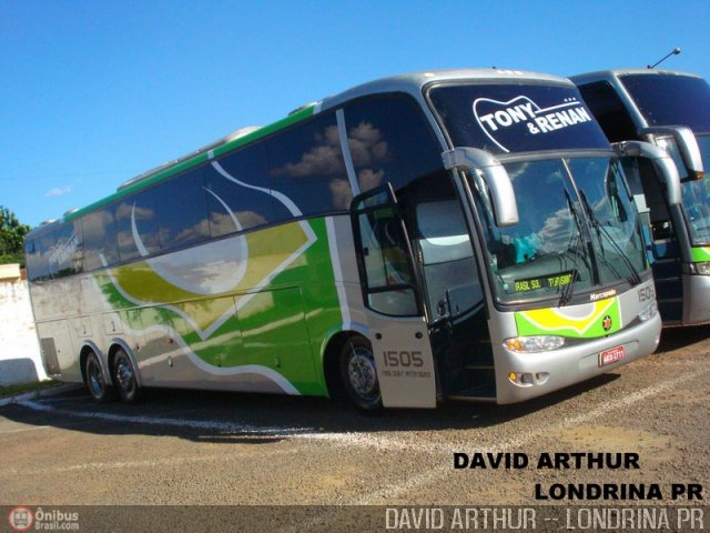 Brasil Sul Linhas Rodoviárias 1505 na cidade de Londrina, Paraná, Brasil, por David Arthur. Número da foto: #2541.