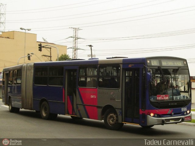 EAOSA - Empresa Auto Ônibus Santo André 996 na cidade de Santo André, São Paulo, Brasil, por Tadeu Carnevalli. ID da foto: 2945.