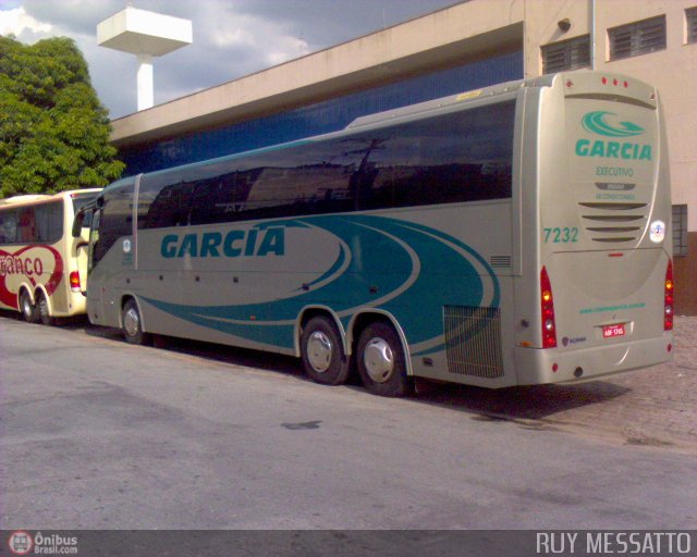 Viação Garcia 7232 na cidade de São Paulo, São Paulo, Brasil, por Ruy Messatto. Número da foto: #543.