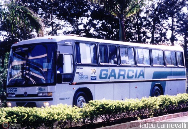 Viação Garcia 5959 na cidade de Cornélio Procópio, Paraná, Brasil, por Tadeu Carnevalli. Número da foto: #3965.